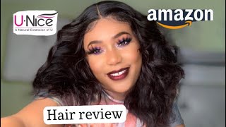 Unice Hair Review|Amazon Body Wave T-Part Wig