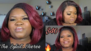 The Stylist Sheree Hd Lace | Pre Plucked |  Human Hair Blend Bob Wig