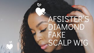 Watch Me Lay My : Afsister'S Diamond Fake Scalp Wig Ii 16' Curls Ii Hair Review