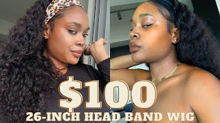 Aliexpress Headband Wig Review + Tutorial | Things To Know Before Buying A Headband Wig | Abijale