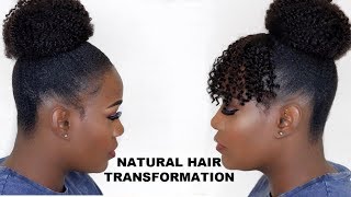 Slick Updos On Short Natural 4C Hair| 2 Year Update |Hergivenhair