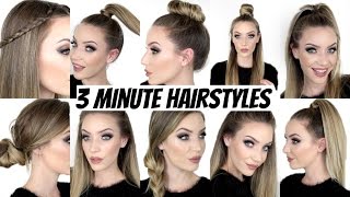 10 Quick + Pretty Heatless Hairstyles! | Stephanie Lange