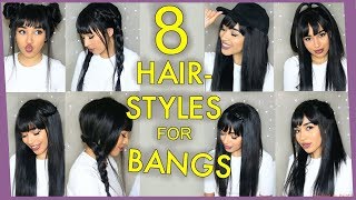8 Fall Hairstyles For Bangs/Fringe - Lanasummer - Wigenscounters Discount