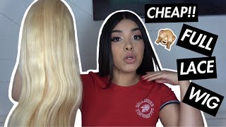 New** Cheap Full Lace Human Hair Wig Review | Fabwigs
