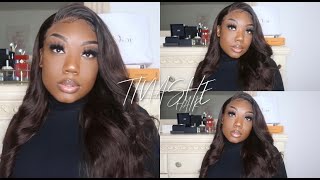 Perfect Wig For Fall  13X4 Brown Straight Lace Wig| Tinashe Hair