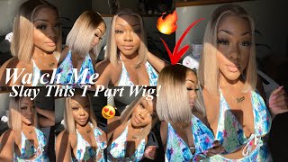 Slay Your T-Part Lace Frontal Wig Like A Pro!| You Need This Wig! Ft. Myshinywigs