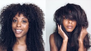 Straighten Your Curly Microlink Hair Extensions