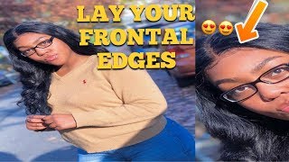 How To Layyy Your Frontal Baby Hairs