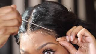 Installing A Full Lace Wig Behind My Natural Hairline (For Low Hairlines Or Short Foreheads)