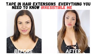 Tape In Hair Extensions | Everything You Need To Know Irresistible Me
