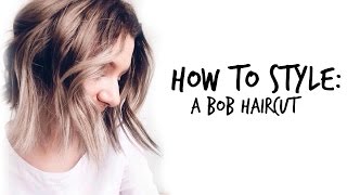 How To Style Bob Haircuts (Messy Chic Bob)