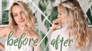 Hair Extensions For Short Hair +  Hairstyles To Blend Extensions - Kayley Melissa