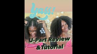Yvonne Kinky Curly Thinnest U Part Wig Review