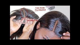 Affordable Bob Wig For Beginners! Pre Made Fake Scalp Wig Hairvivi 1