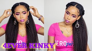 Diy~ Natural Hair U-Part Wig Using 4Ever Kinky Hair Xtension