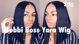 $25 Blunt Cut Bob Wig |Bobbi Boss Yara Wig Review