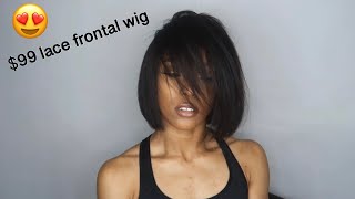 Most Affordable Pre Plucked Lace Frontal Wig | Sexy Bob Wig Ft. Bea Hairs