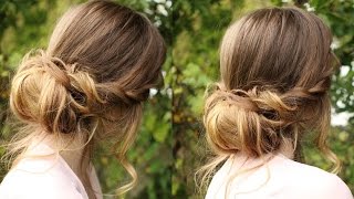 Chignon Hairstyle  Tutorial / Soft Updo | Braidsandstyles12