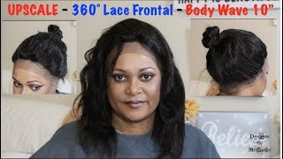 It’S Affordable!! Upscale 360° Lace Frontal Wig - Body Wave 10" || Designs By Steffanie