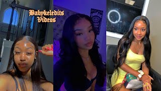 Lace Front Wig Installation Compilation|  Babykeledits Videos