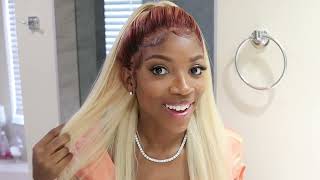 The Best 613 Blonde Wig Install Can Dye Any Color  | Blonde Wig | Ft. Naijafashion Hair