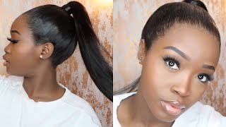 High Pony Tail Using Full Lace Wig