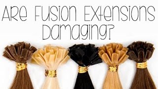 Are Fusion Hair Extensions Damaging? | Instant Beauty ♡