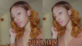 Julia Hair Ombré Fake Scalp Closure Wig || Amazon Wig