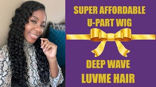 Affordable Deep Wave U-Part Wig| Luvme Hair
