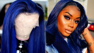 Let’S Make A Fall Color Wig | Blonde To Navy Blue Hair | Laurasia Andrea