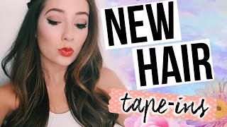 All About Tape Hair Extensions! ♡ Caitlin Bea