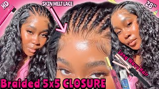 Invisible 5X5  Loose Deep Wave Lace Closure |  28” | Watch Me Braid Hd Lace  | Wiggins Hair