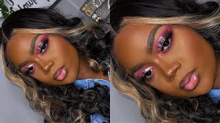 Y’All This T-Part Wig Is The Truth + Makeup Tutorial Ft. Unice Hair