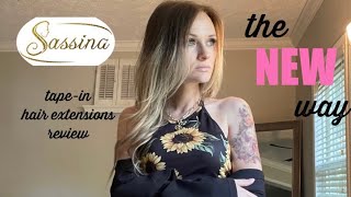 New Method Of Tape In Hair Extensions || Sassina Hair