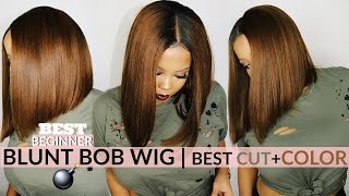 Best Blunt Bob Cut Lace Wig + Color! Perfect Wig For Beginners | Myfirstwig By Rpgshow | Tastepink