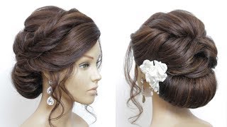 Bridal Prom Updo Tutorial.   Wedding Hairstyles For Long Hair