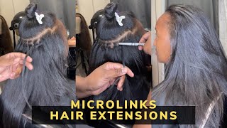Microlink Hair Extensions (W/ Microlink Tracks)