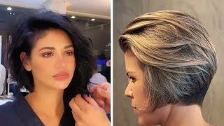Short Haircuts Trends For Women | Hair Transformation ▶4