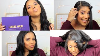Luvme Hair U-Part Wig | Try On And Style My Very First Human Wig With Me