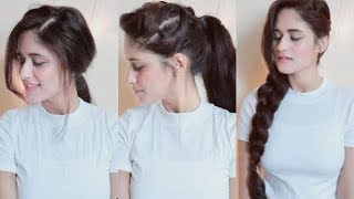 5 Easy Hairstyles For College , Office Girls | 1 Min Hairstlyes | Anukriti Lamaniya