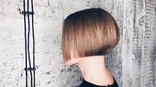 How To Cut A Short Graduated Bob - Haircut Tutorial