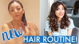 My New Haircare & Styling Routine - Wet To Dry For Medium Hair | Amelia Liana