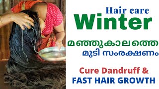 Best Hair Care Routine For Cold Climate.Triple Hair Growth Remedy.