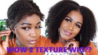 Omg I Tried Out This 2 Texture Kinky Baby Hair-Line Wig !! Naturalhairwigs | Hergivenhair