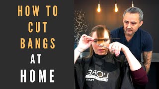 How To Cut Bangs At Home And Styling Tricks // During Quarantine 2020