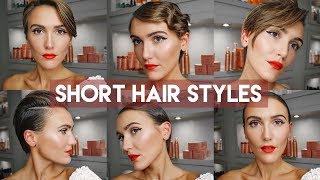 How To Style Pixie Hair. Short Hair Styles | Blaise Dyer