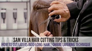 How To Cut Layers In Long Hair - The Ombre Layering Technique