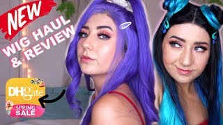 New Wig Haul & Review! Styling My Colorful Wigs | Dhgate.Com