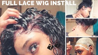 Full Lace Wig Install W| Melt Down Method Using Ghost Bond!!