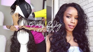 Quick & Easy Wig Tutorial (Lace Closure) Ft Herhaircompany